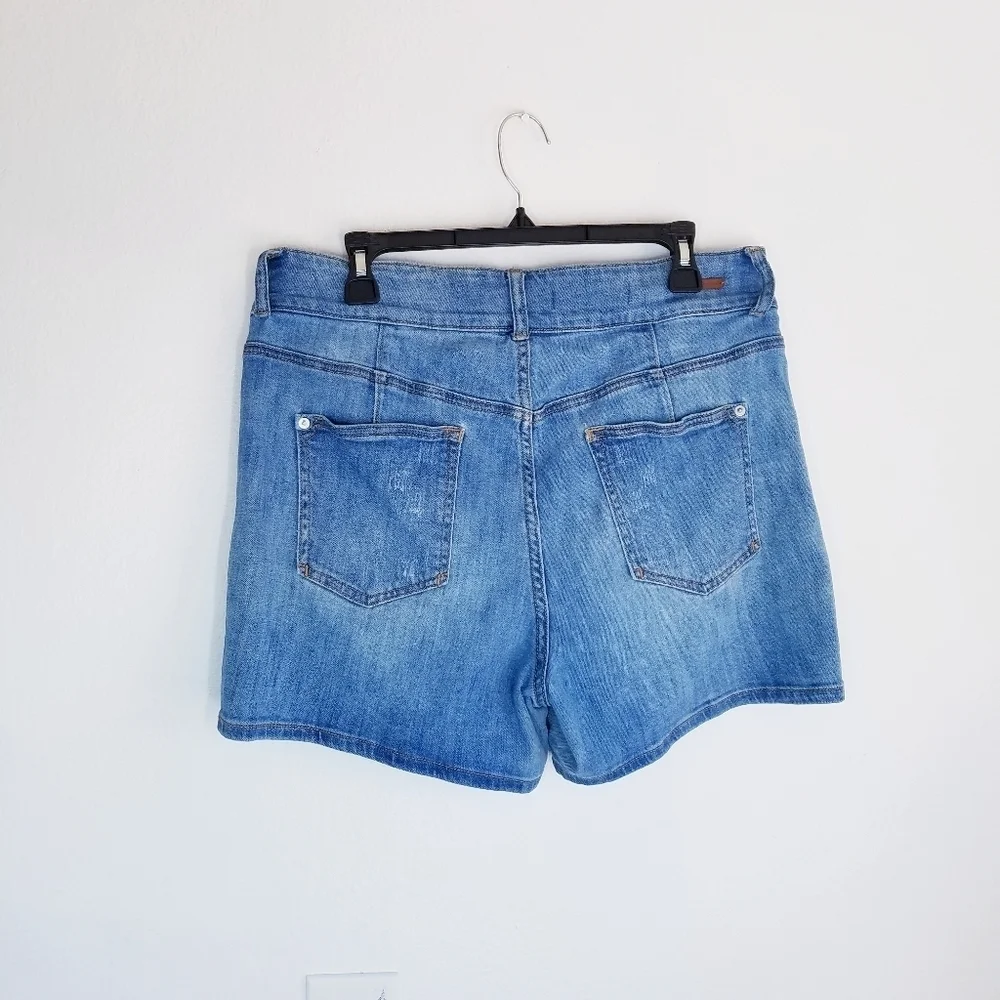 Anthropologie | High Waist‎ Denim Shorts 32 - Picture 2 of 8